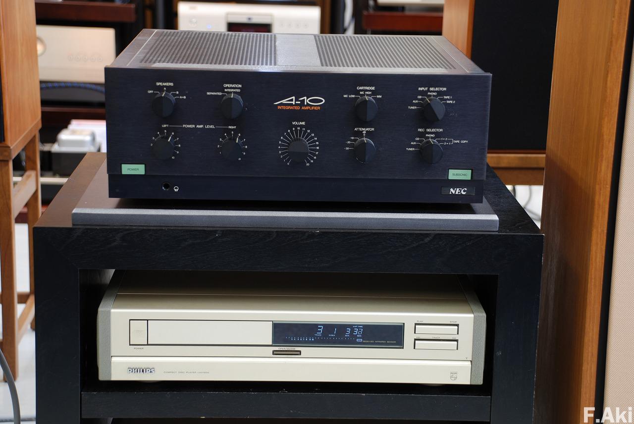 オーディオ・ベースマン　見たり聴いたり　NEC　A-10・・1983年製の過ぎ去った音ですが・・