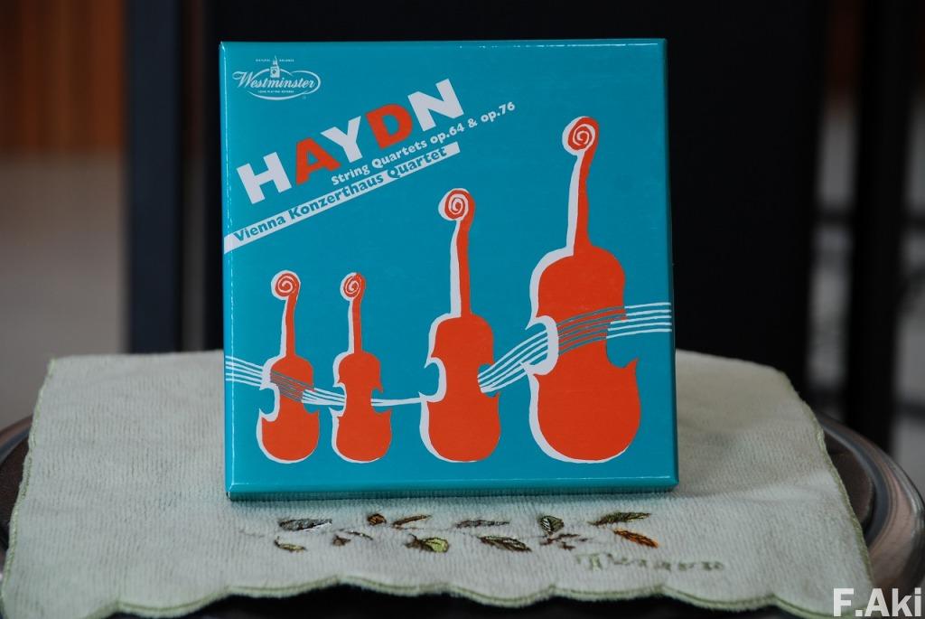 オーディオ・ベースマン見たり聴いたり　猫の魔法で音楽（CD）を聴く・・ウィーン・コンツェルトハウスのハイドン弦楽四重奏曲集。　